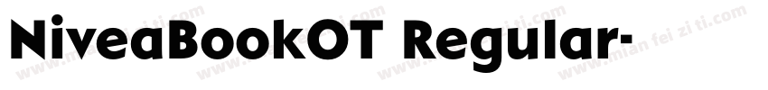 NiveaBookOT Regular字体转换